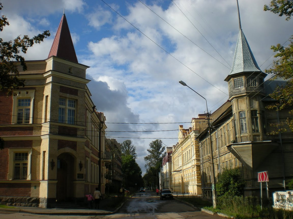 Улица в Ломоносова, Россия – фотографии России