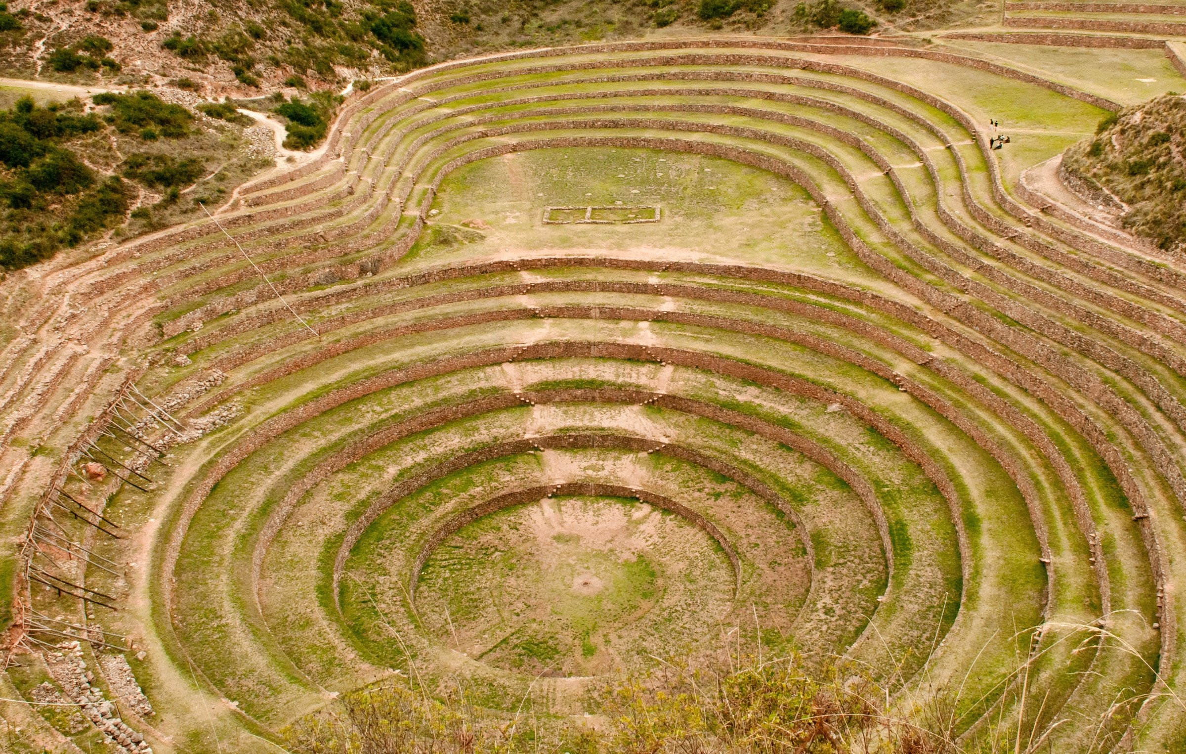 Архитектура рисунка в Священной долине инков, Морай, Перу – фотографии Перу