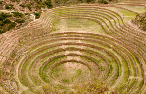 Архитектура рисунка в Священной долине инков, Морай, Перу – фотографии Перу
