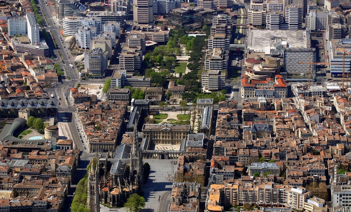 Панорамный вид в Бордо, Франция. Фото 7 – фотографии Франции