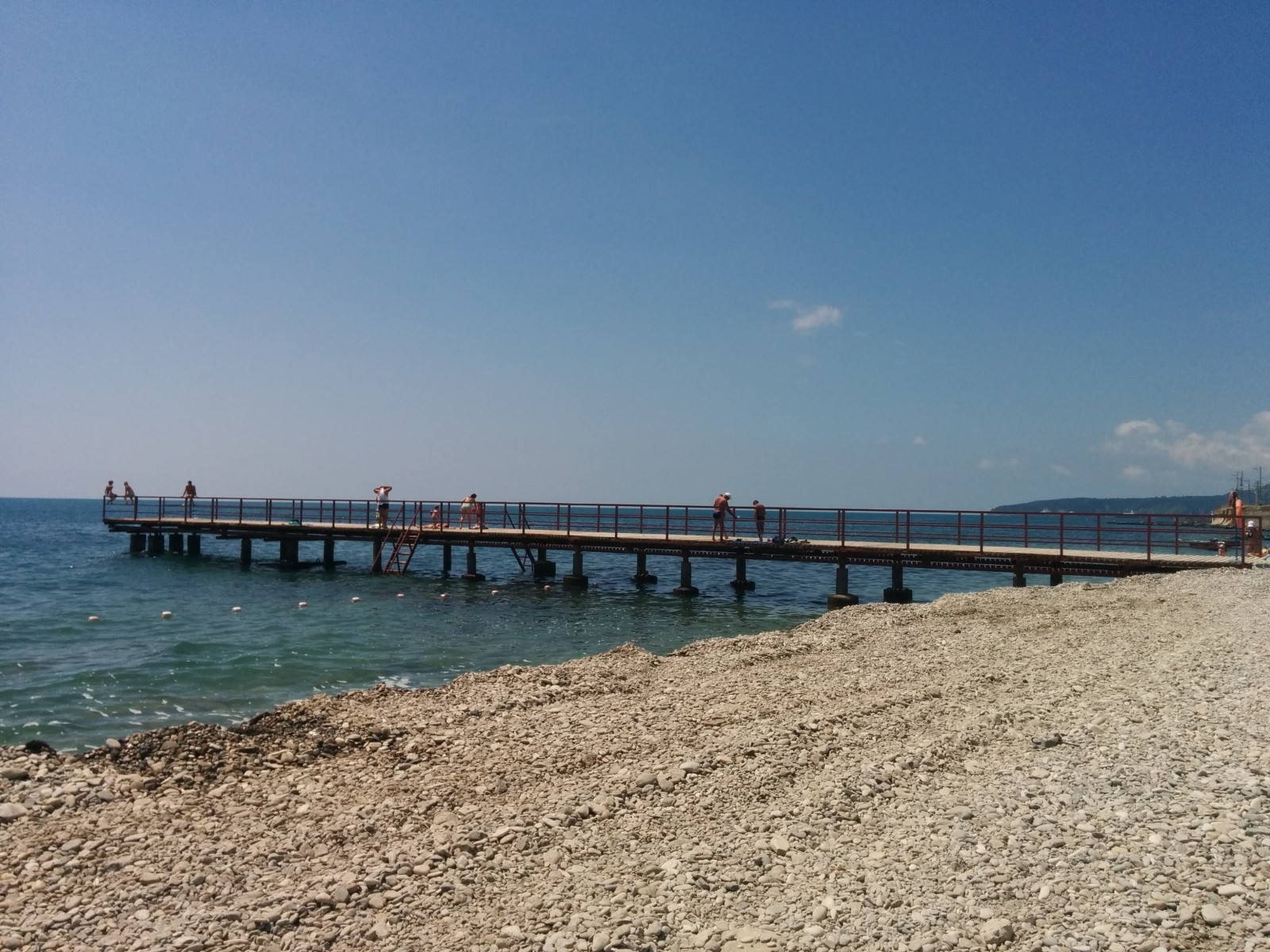 Пляж в п. Южный, район Туапсе. Фото 1 – фотографии России