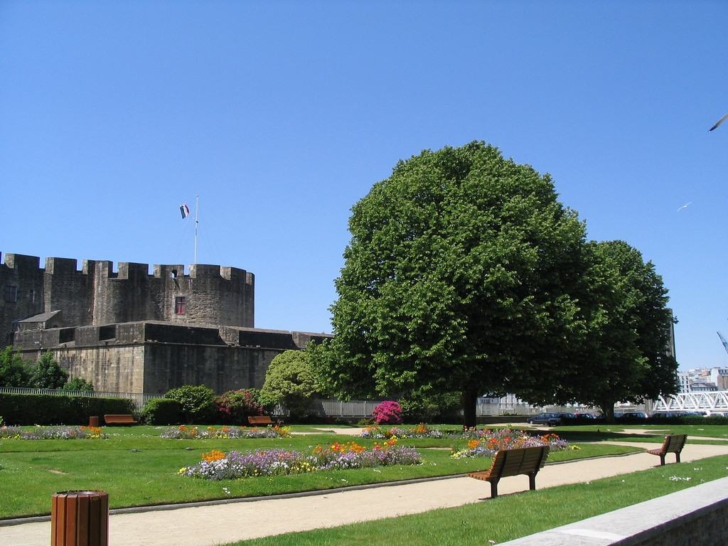 Сквер в Бресте, Франция. Фото 1 – фотографии Франции