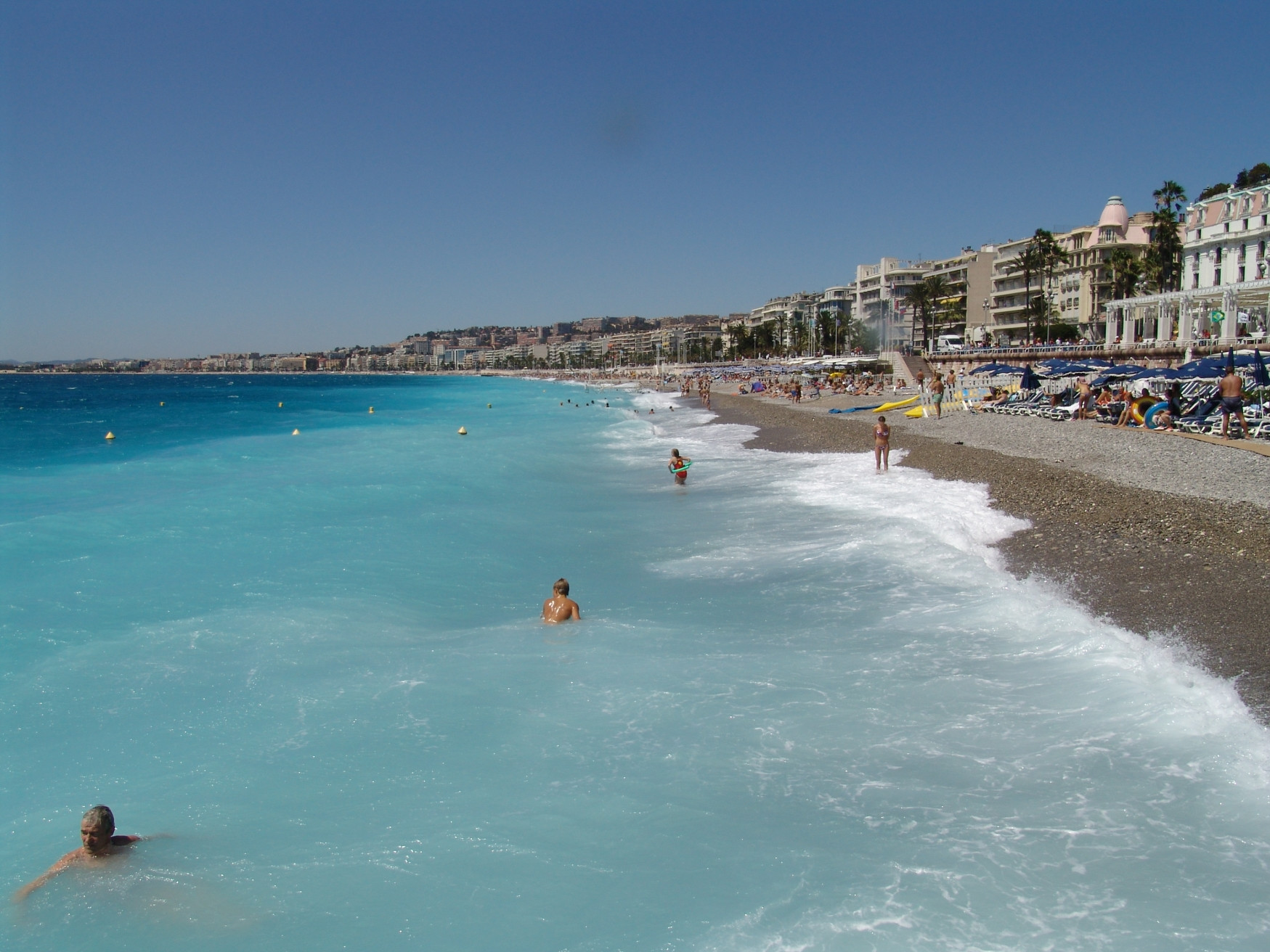 Море в Ницце, Франция. Фото 1 – фотографии Франции