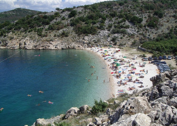 Пляж в Врбник, Хорватия. Фото 1 – фотографии Хорватии