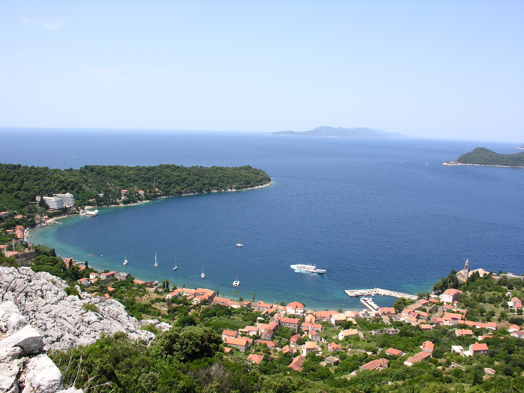 Побережье на острове Лопуд, Хорватия – фотографии Хорватии