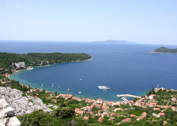 Побережье на острове Лопуд, Хорватия – фотографии Хорватии