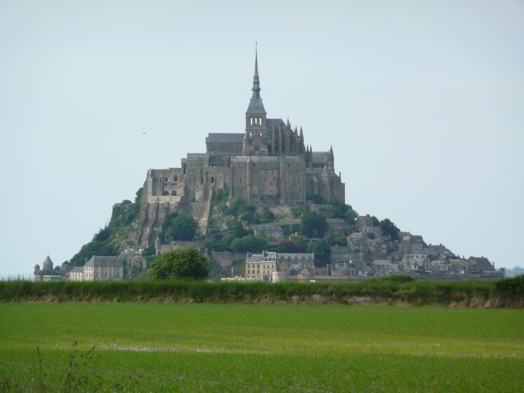 Замок в Мон-Сен-Мишель, Франция. Фото 1 – фотографии Франции