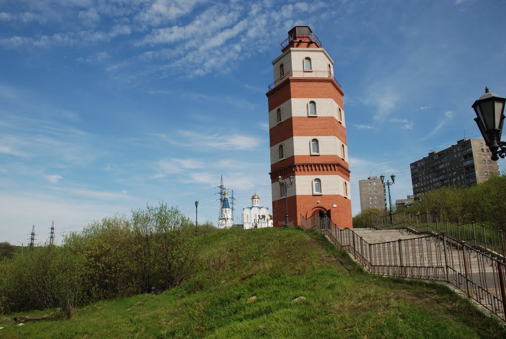 Маяк в Мурманске, Россия – фотографии России