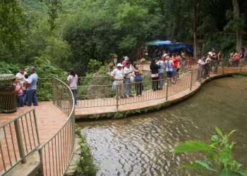 Водопады Кола-ди-Кабало (Cascadas Cola de Caballo). Фото 1 – фотографии Мексики