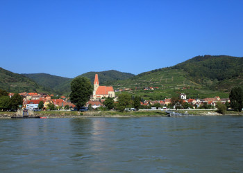 Небольшой городок Вайсенкирхен-ин-дер-Вахау – фотографии Австрии
