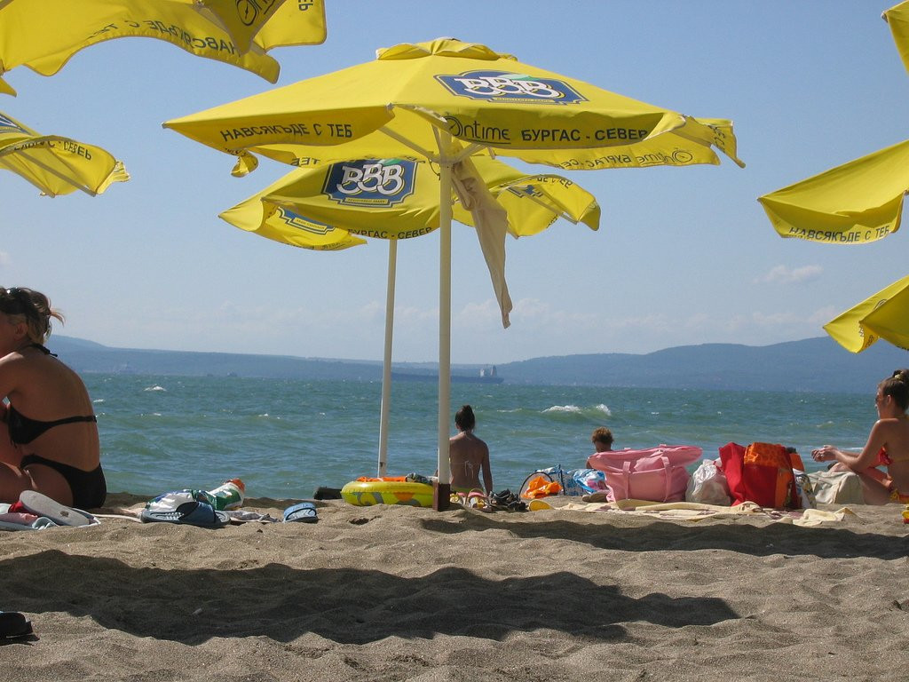 Пляж в Бургасе, Болгария. Фото 13 – фотографии Болгарии