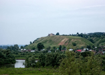 Вид на холм где Чёртово городище, Елабуга – фотографии России