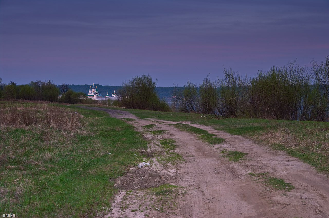 Дорога в Желтоводский Макариев монастырь, Россия – фотографии России
