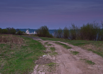 Дорога в Желтоводский Макариев монастырь, Россия – фотографии России