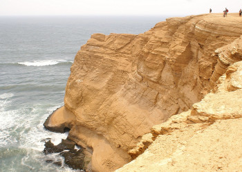 Скалистое побережье в заповеднике Паракас на западе Перу – фотографии Перу