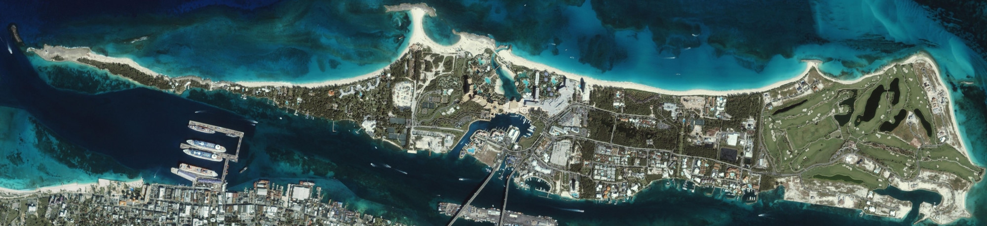 Панорамный вид в Парадайз Айленд, Багамские острова. Фото 11 – фотографии Багамских островов