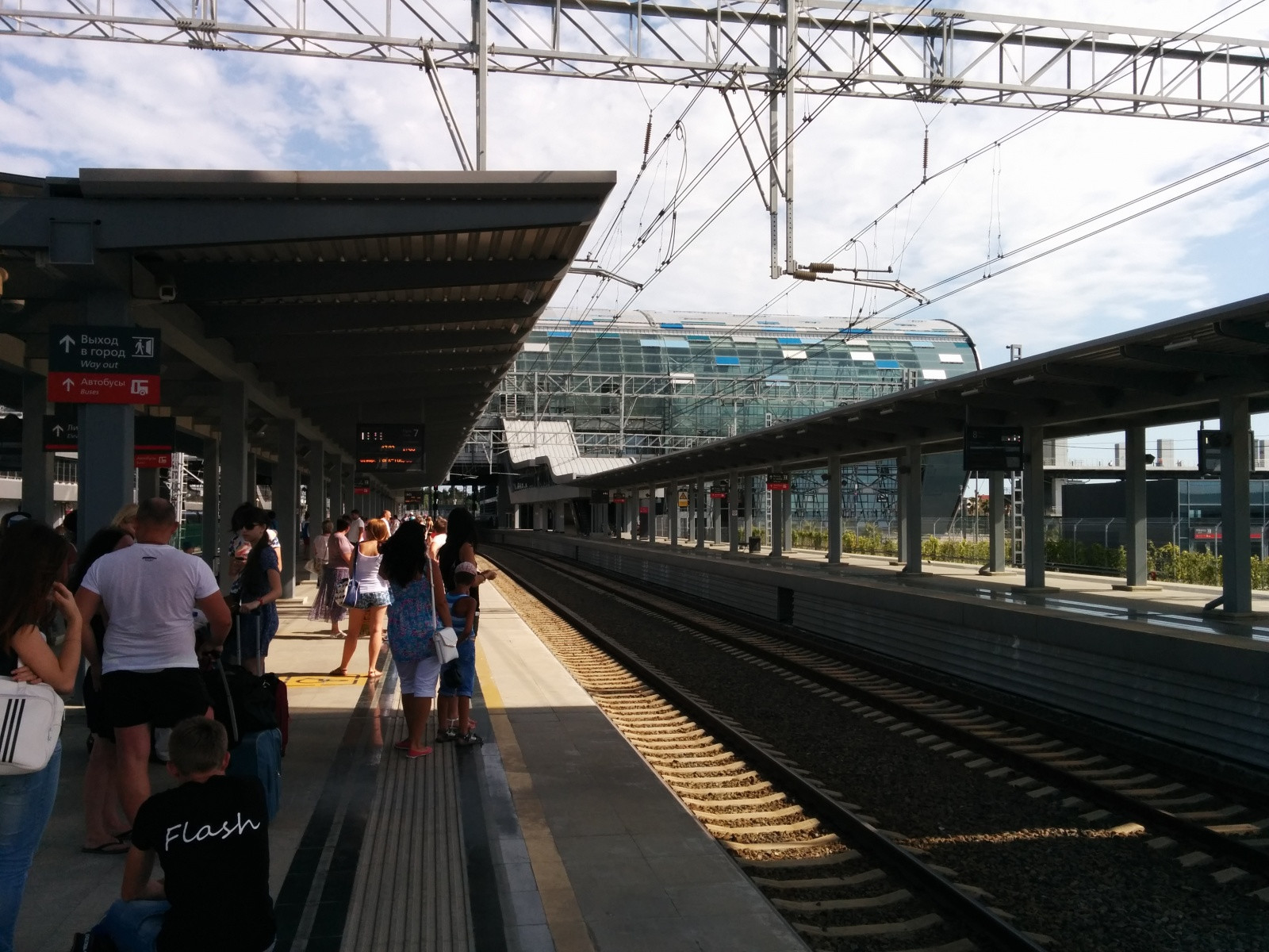 Вокзал Адлера – фотографии России