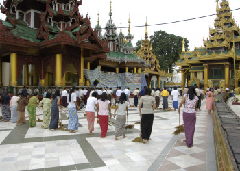 Пагода Шведагон (Shwedagon Pagoda) – фотографии Мьянмы