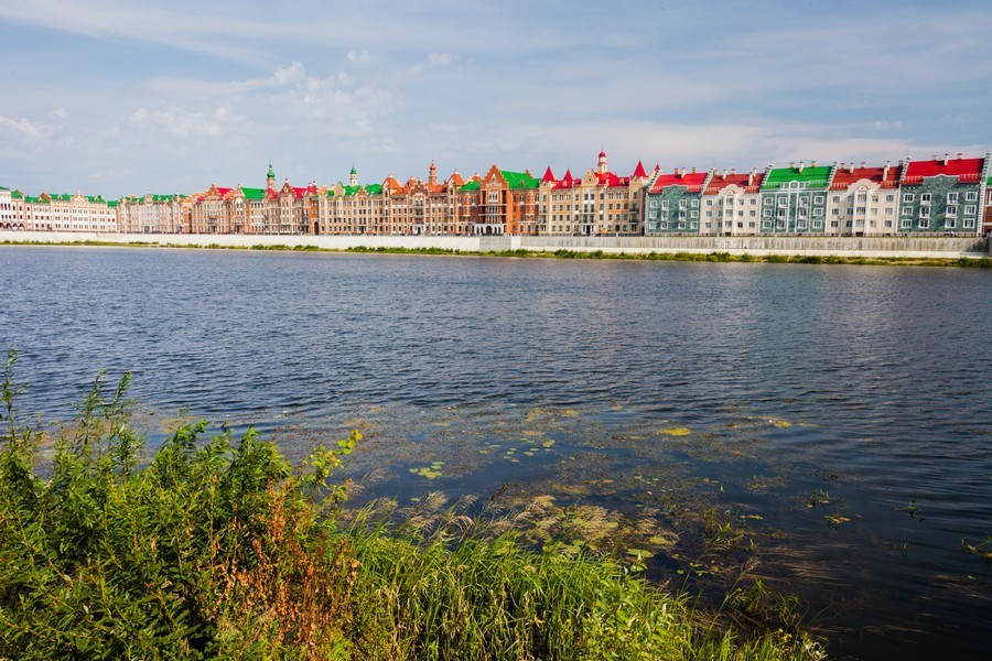Набережная Брюгге в городе Йошкар-Ола. Фото 4 – фотографии России