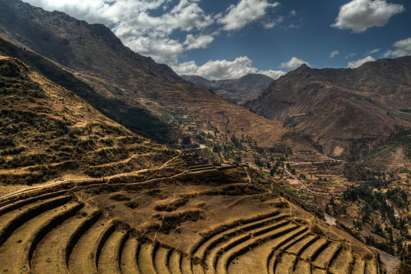 Панорама города Писак – фотографии Перу
