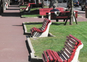 Сквер в Аркашоне, Франция – фотографии Франции