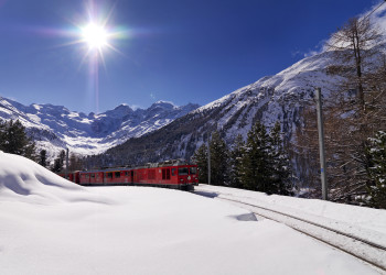 Ретийская железная дорога (Rhätische Bahn). Фото 20 – фотографии Швейцарии