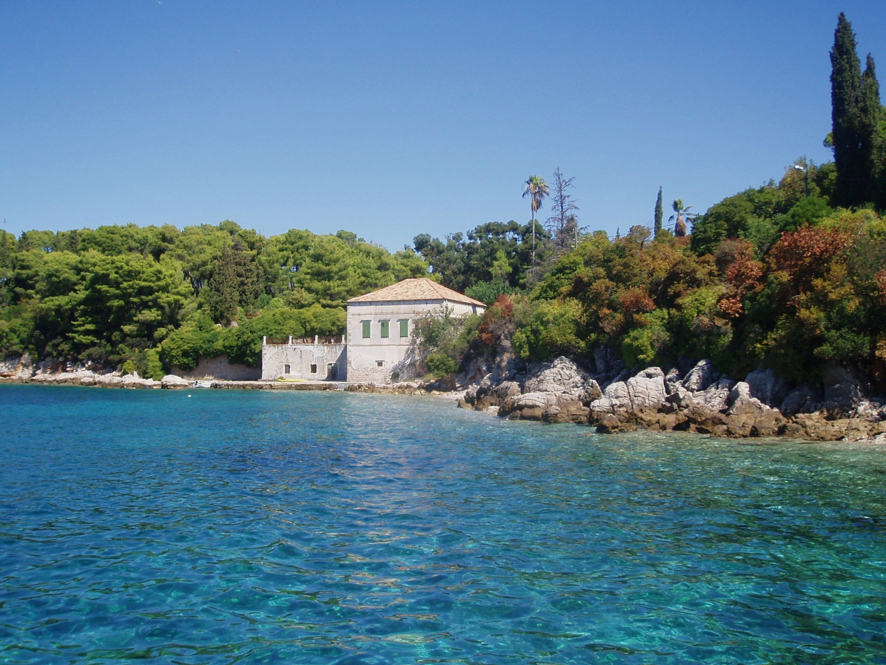 Море на острове Колочеп, Хорватия. Фото 2 – фотографии Хорватии