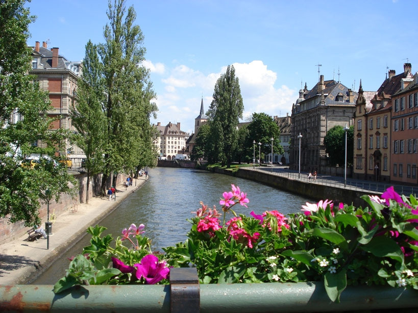 Канал в Страсбурге, Франция. Фото 2 – фотографии Франции