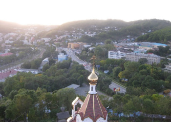 Панорамный вид Находки, Россия – фотографии России