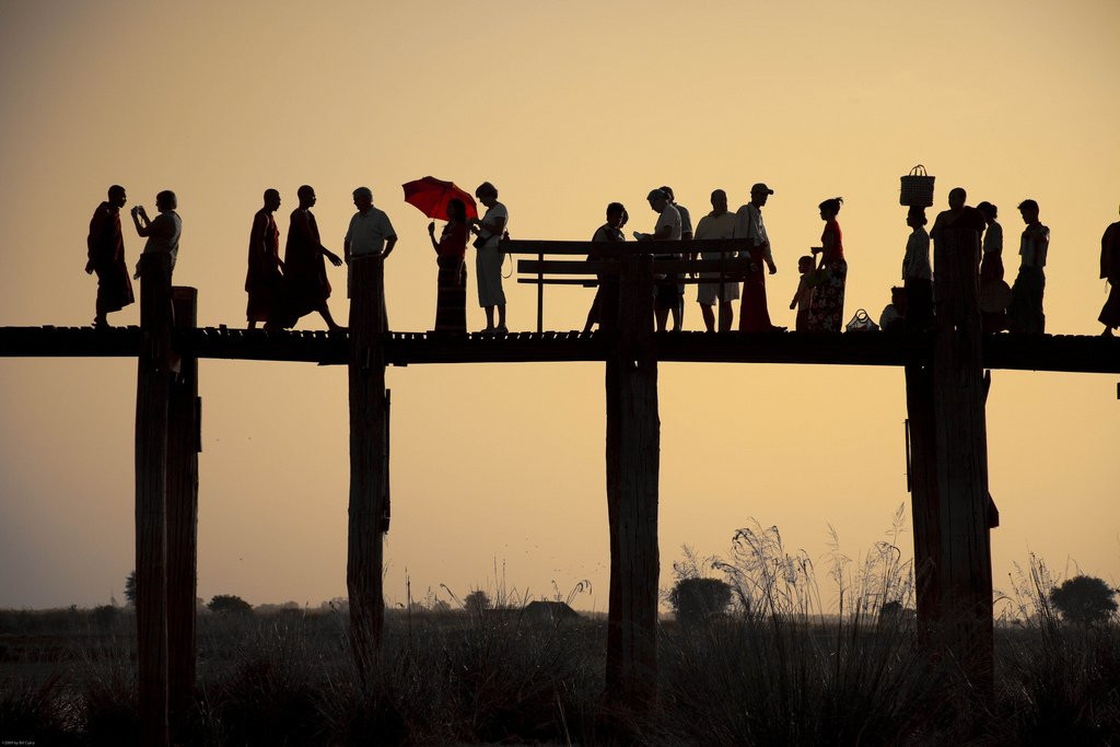 Мост У Бейн (U Bein Bridge) – фотографии Мьянмы
