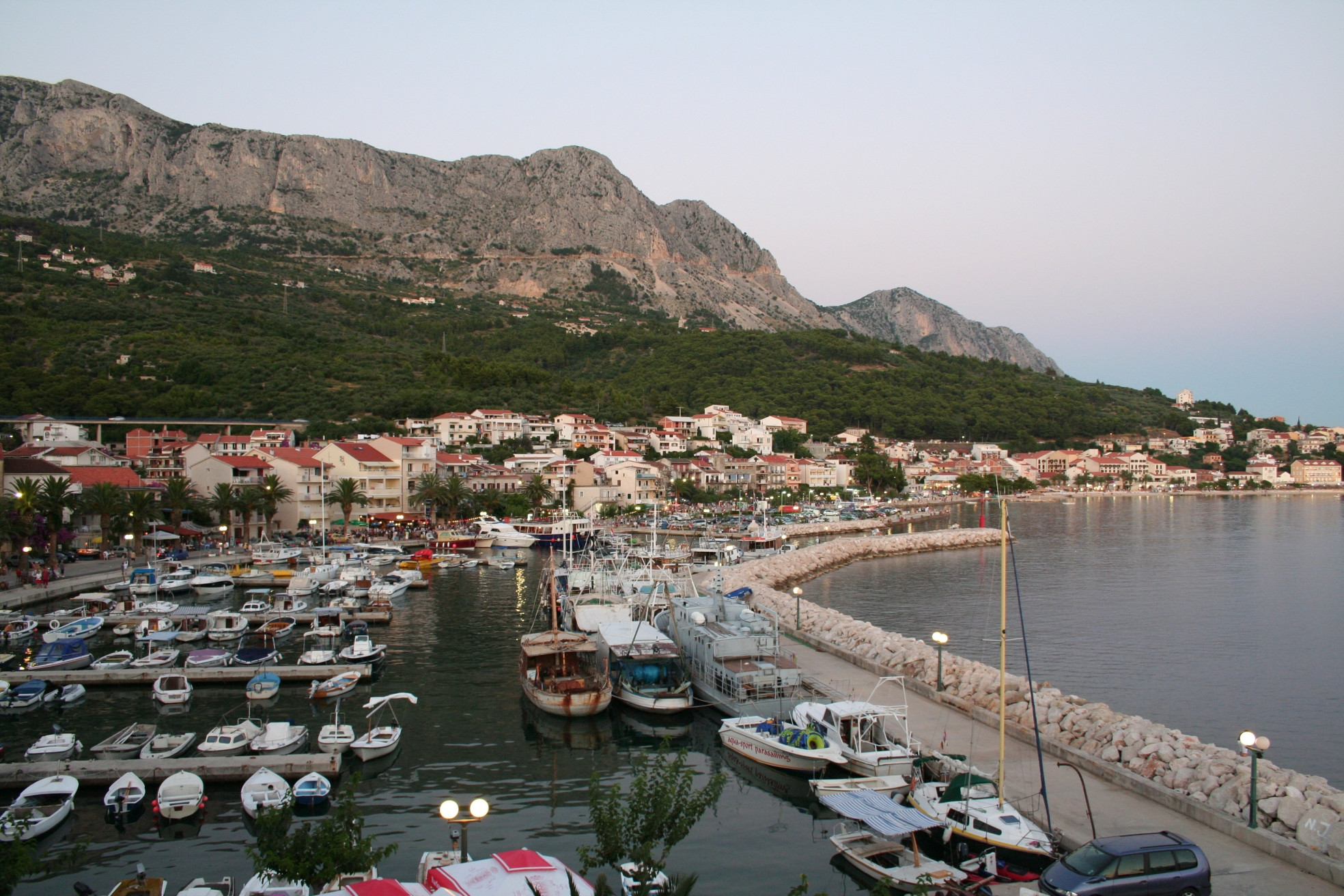 Лодочная станция в Подгора, Хорватия. Фото 1 – фотографии Хорватии