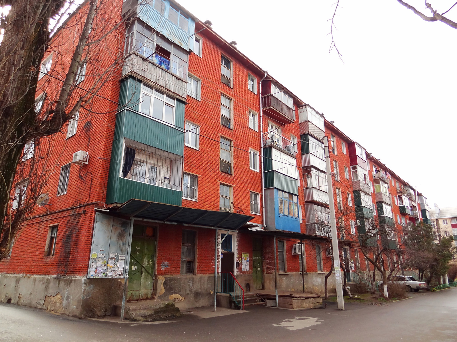 Один из районов Майкопа в Адыгее – фотографии России