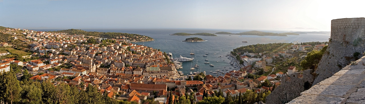 Панорамный вид в Хвар, Хорватия. Фото 11 – фотографии Хорватии