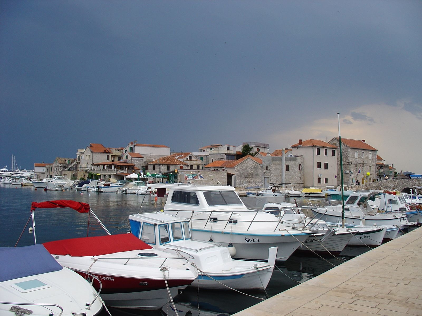 Причал в Водице, Хорватия – фотографии Хорватии