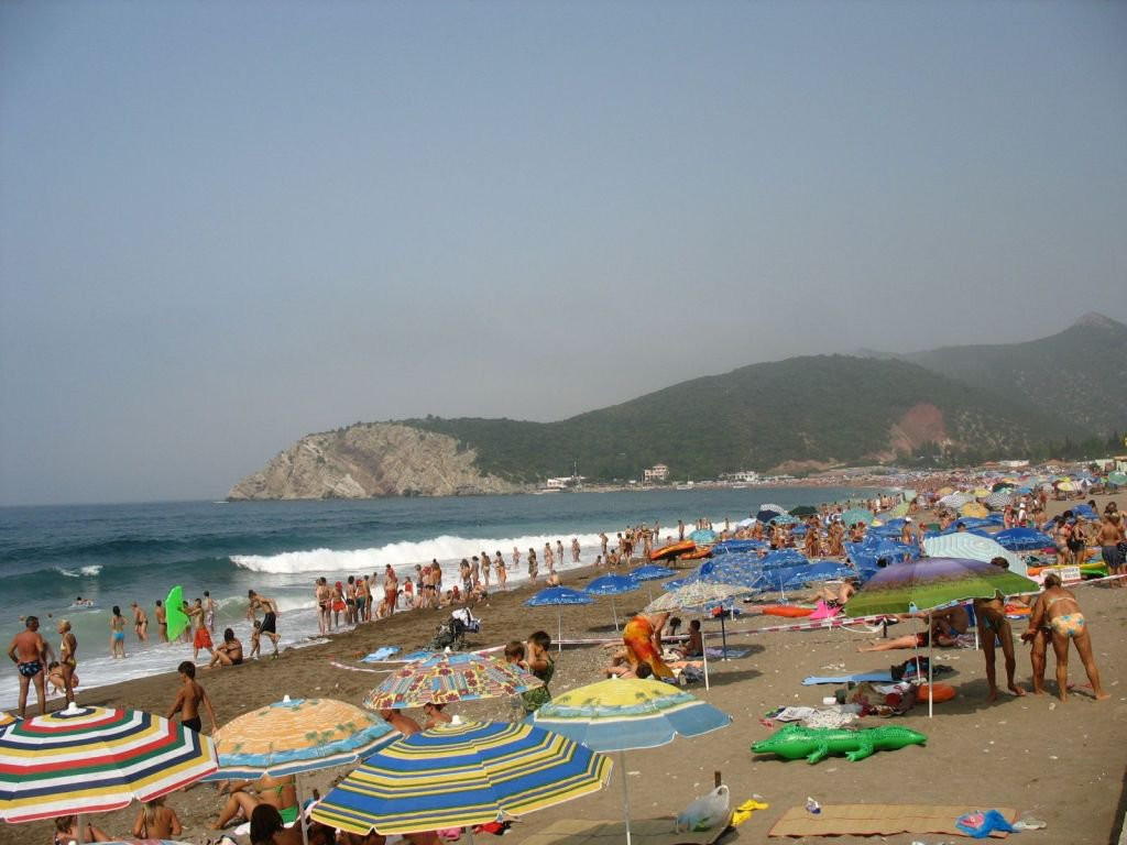 Пляж в Чань, Черногория. Фото 2 – фотографии Черногории