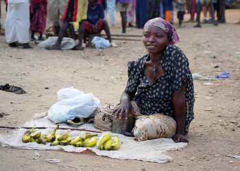 Продавец бананов – фотографии Эфиопии