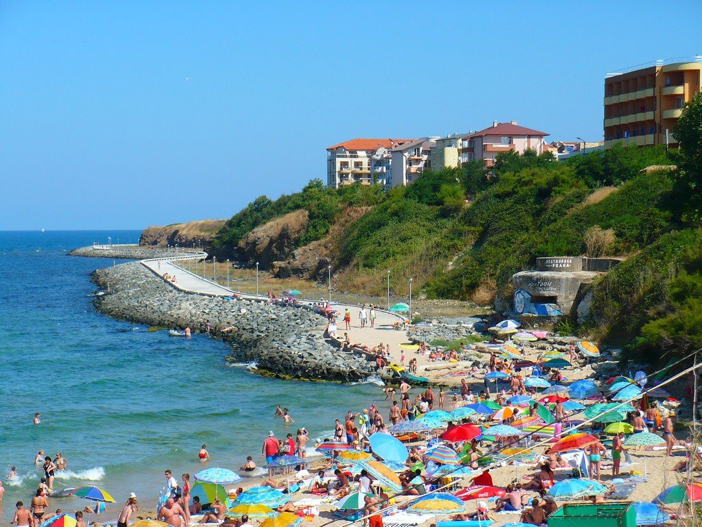 Пляж в Приморско, Болгария. Фото 7 – фотографии Болгарии