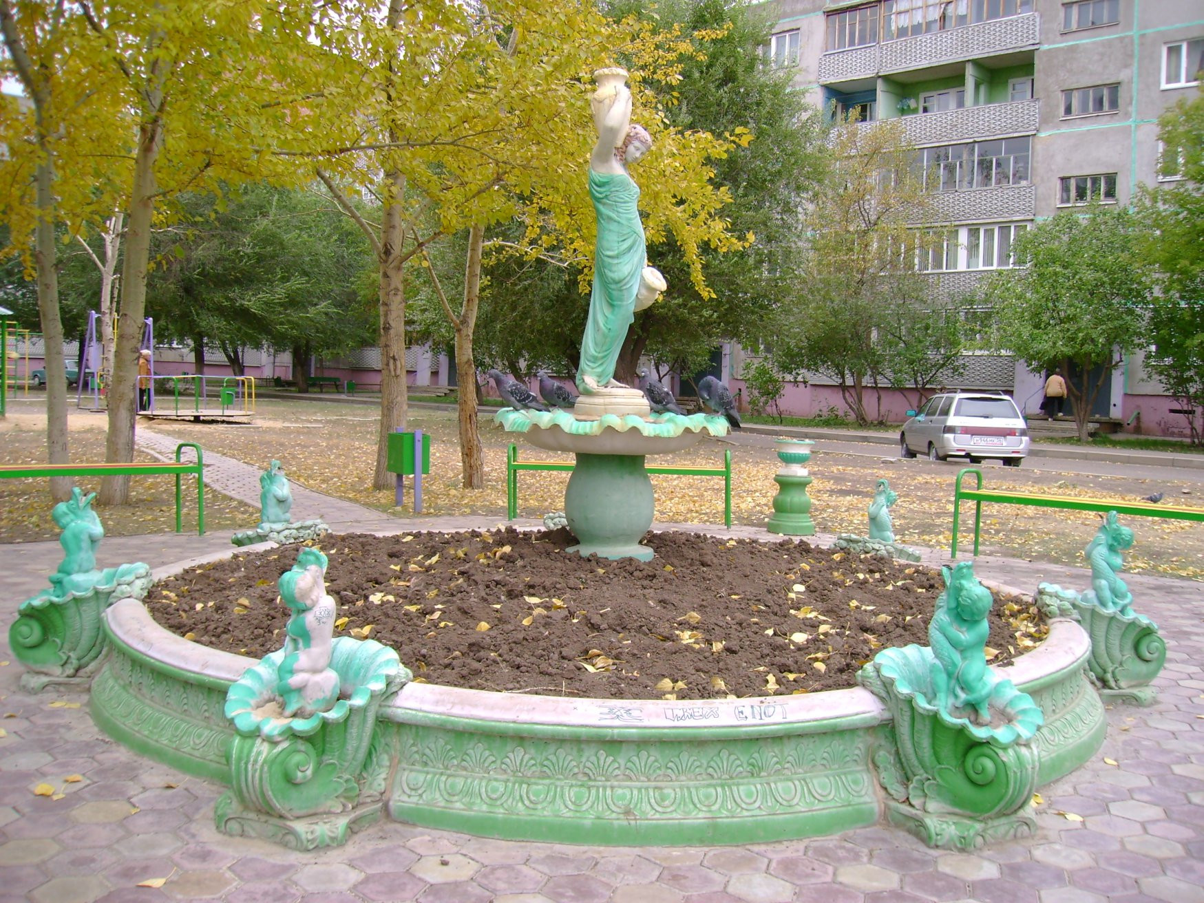 Фонтан в Оренбурге, Россия – фотографии России