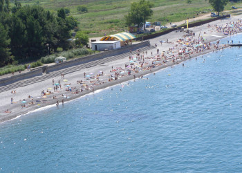 Пляж в Гагра, Абхазия. Фото 7 – фотографии Абхазии