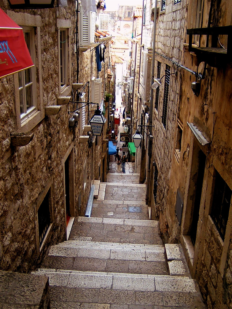 Улица в Дубровнике, Хорватия. Фото 21 – фотографии Хорватии