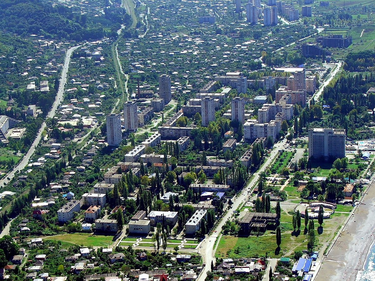 Панорамный вид в Гагра, Абхазия. Фото 6 – фотографии Абхазии