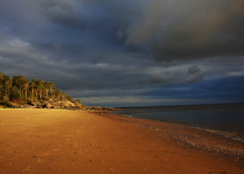Пляж на острове Кий, Россия. Фото 4 – фотографии России