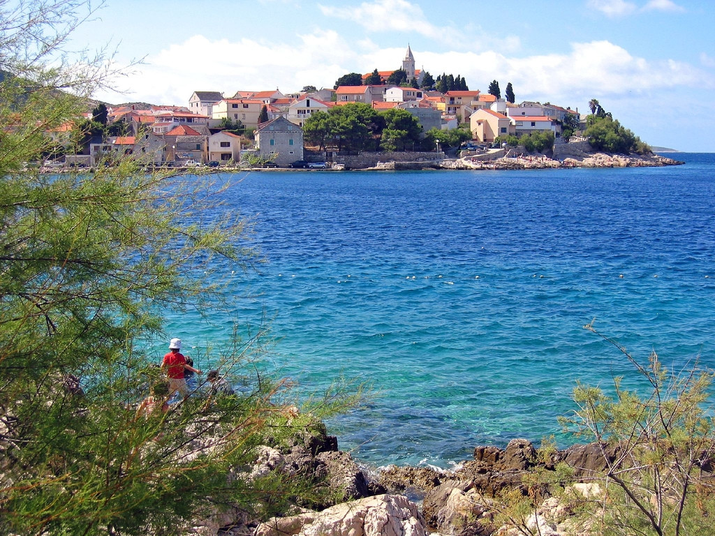 Берега в Примоштен, Хорватия. Фото 6 – фотографии Хорватии