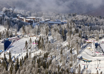 Горнолыжный центр Газпром в Сочи. Фото 1 – фотографии России