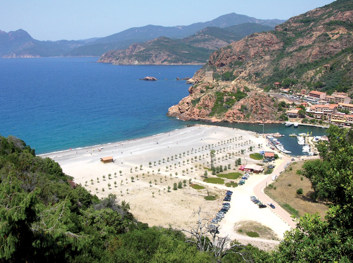 Пляж в Порто, Франция. Фото 24 – фотографии Франции