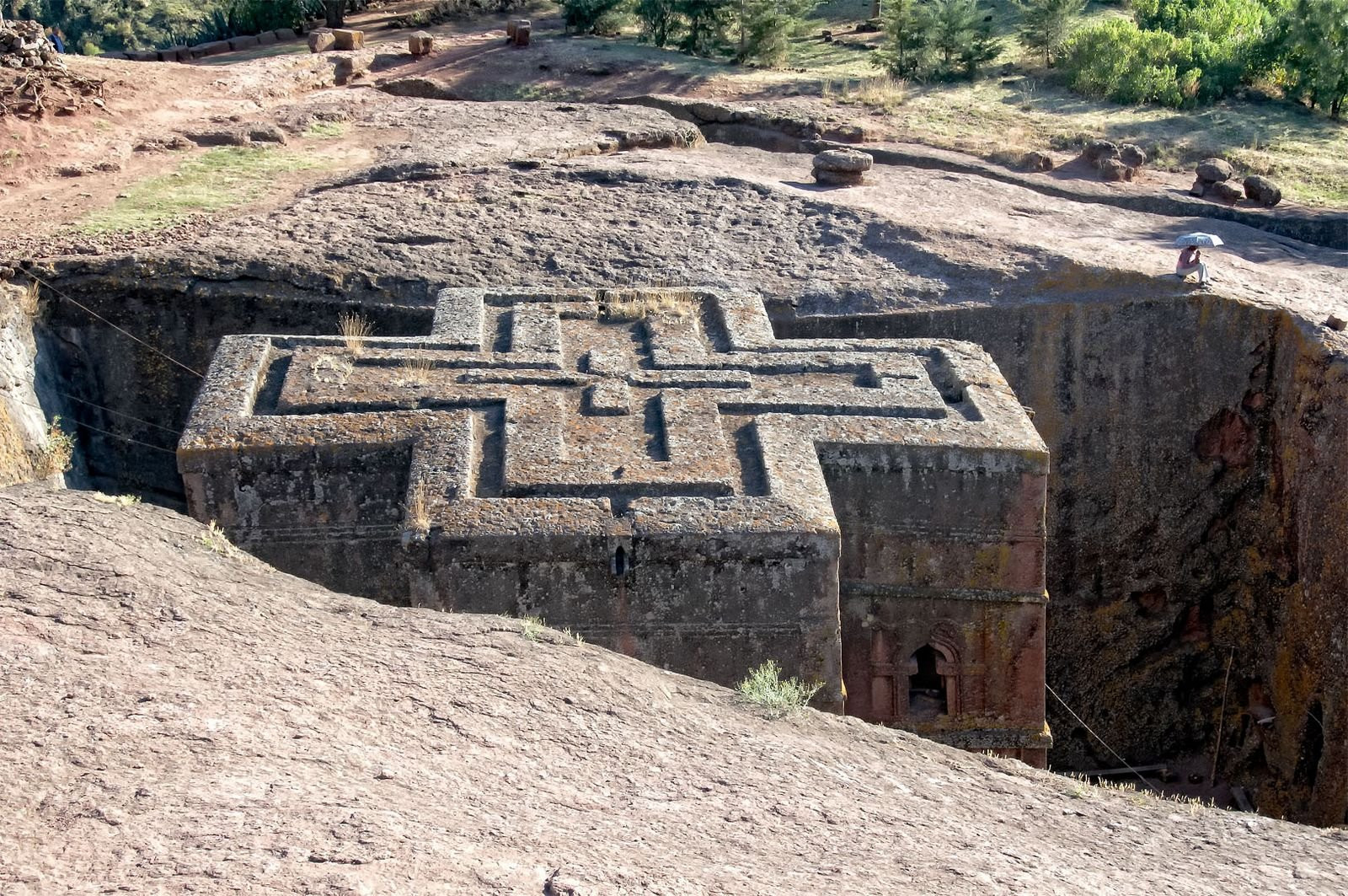 Раскопанный крест – фотографии Эфиопии
