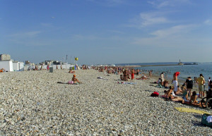 Пляж в Гавре, Франция – фотографии Франции