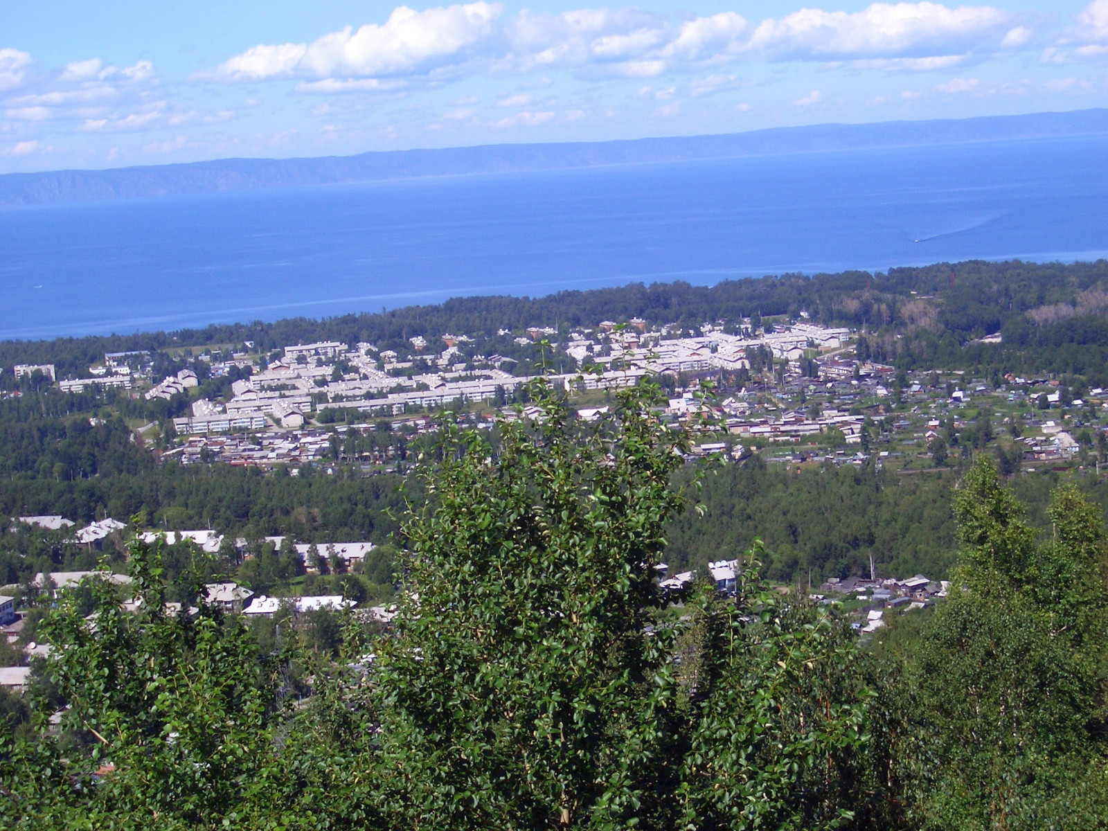 Вид на Байкальск – фотографии России