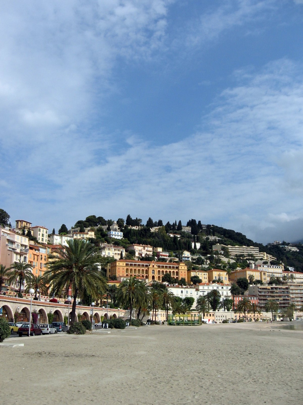 Пляж в Ментоне, Франция – фотографии Франции