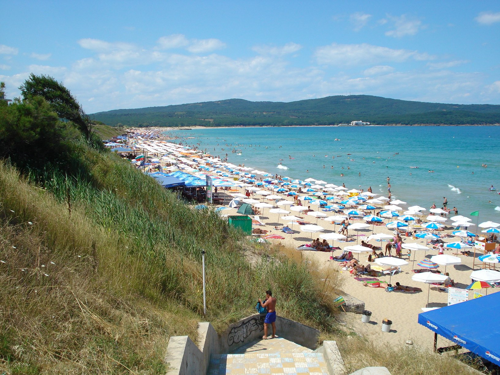 Пляж  в Приморско, Болгария. Фото 6 – фотографии Болгарии